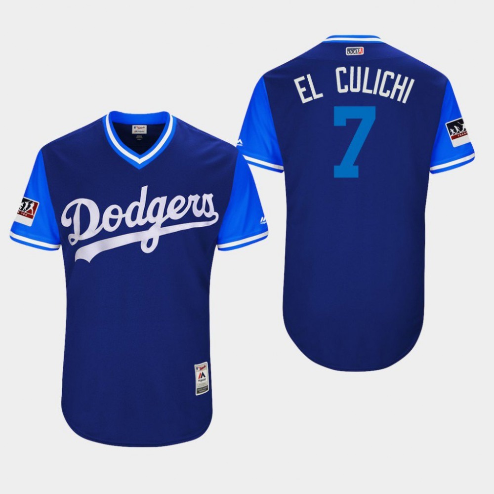 Men's Los Angeles Dodgers #7 Julio Urias 
