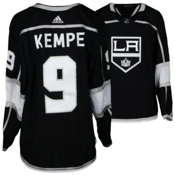 Men's Los Angeles Kings #9 Adrian Kempe Black Stitched Jersey Men's Los Angeles Kings #9 Adrian Kempe Black Stitched Jersey