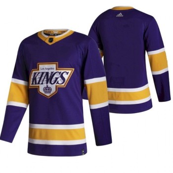 Men's Los Angeles Kings Purple 2020-21 Reverse Retro Stitched Jersey Men's Los Angeles Kings Purple 2020-21 Reverse Retro Stitched Jersey