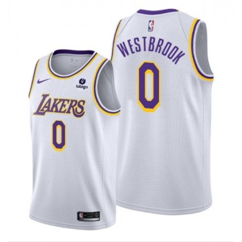 Men's Los Angeles Lakers #0 Russell Westbrook 