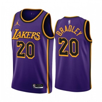 Men's Los Angeles Lakers #20 Avery Bradley 2022/23 Purple Statement Edition Stitched Basketball Jersey Men's Los Angeles Lakers #20 Avery Bradley 2022/23 Purple Statement Edition Stitched Basketball Jersey