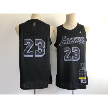 Men's Los Angeles Lakers #23 LeBron James Black Stitched NBA Jersey Men's Los Angeles Lakers #23 LeBron James Black Stitched NBA Jersey