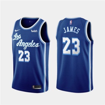 Men's Los Angeles Lakers #23 LeBron James Blue Stitched NBA Jersey Men's Los Angeles Lakers #23 LeBron James Blue Stitched NBA Jersey
