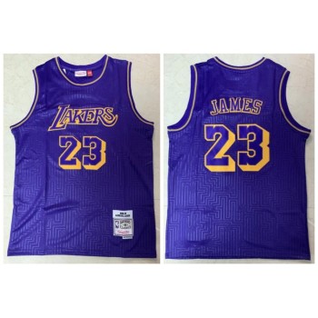 Men's Los Angeles Lakers #23 Lebron James Purple 2018-2019 Limited Stitched Jersey Men's Los Angeles Lakers #23 Lebron James Purple 2018-2019 Limited Stitched Jersey