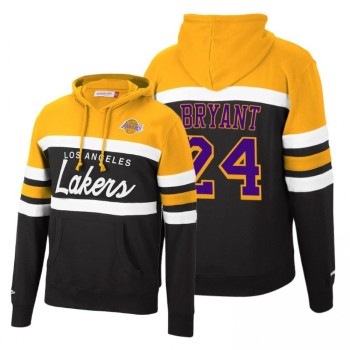 Men's Los Angeles Lakers #24 Kobe Bryant 2020 New Fall Edition Gold Black HWC Pullover Hoodie Men's Los Angeles Lakers #24 Kobe Bryant 2020 New Fall Edition Gold Black HWC Pullover Hoodie