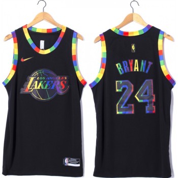 Men's Los Angeles Lakers #24 Kobe Bryant Black Stitched Basketball Jersey