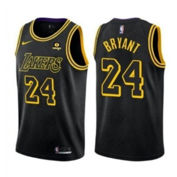 Men's Los Angeles Lakers #24 Kobe Bryant Black Stitched Basketball Jersey Men's Los Angeles Lakers #24 Kobe Bryant Black Stitched Basketball Jersey