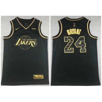 Men's Los Angeles Lakers #24 Kobe Bryant Black Stitched Jersey