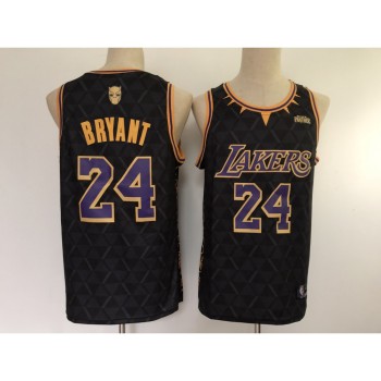 Men's Los Angeles Lakers #24 Kobe Bryant Black Stitched NBA Jersey