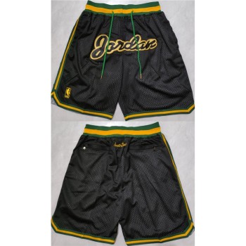 Men's Los Angeles Lakers Black Shorts Men's Los Angeles Lakers Black Shorts
