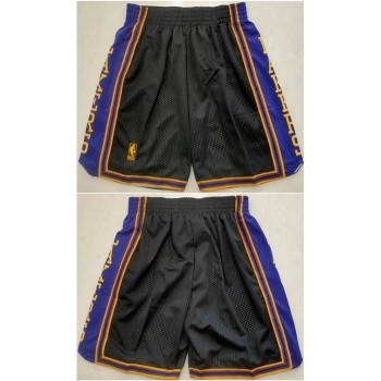 Men's Los Angeles Lakers Black Shorts (Run Small) Men's Los Angeles Lakers Black Shorts (Run Small)