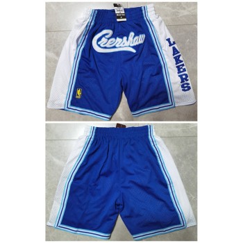 Men's Los Angeles Lakers Blue Shorts (Run Small) Men's Los Angeles Lakers Blue Shorts (Run Small)