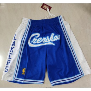 Men's Los Angeles Lakers Blue Shorts (Run Small) Men's Los Angeles Lakers Blue Shorts (Run Small)