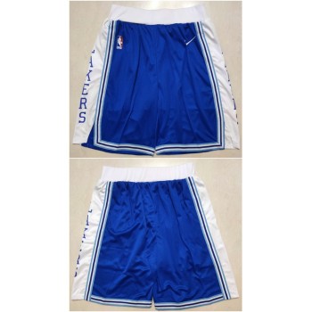 Men's Los Angeles Lakers Blue/White Shorts (Run Small) Men's Los Angeles Lakers Blue/White Shorts (Run Small)