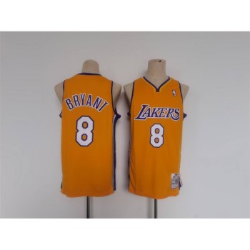 Men's Los Angeles Lakers #6 LeBron James Yellow Throwback basketball Jersey Men's Los Angeles Lakers #6 LeBron James Yellow Throwback basketball Jersey