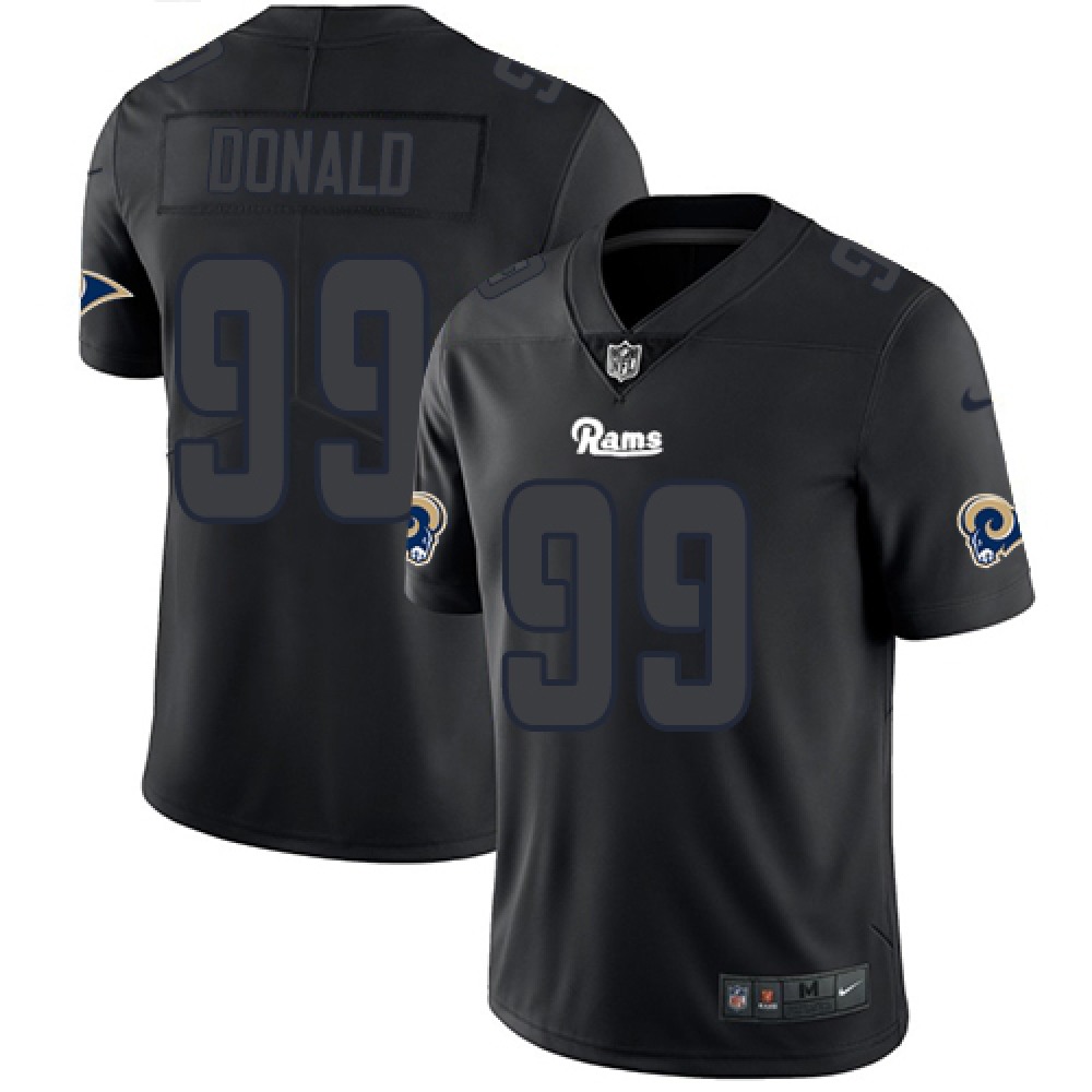 Men's Los Angeles Rams #99 Aaron Donald Black 2018 Impact Limited Stitched NFL Jersey
