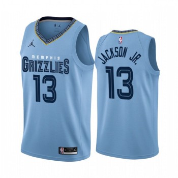 Men's Memphis Grizzlies #13 Jaren Jackson Jr. 2022/23 Light Blue Statement Edition Stitched Jersey Men's Memphis Grizzlies #13 Jaren Jackson Jr. 2022/23 Light Blue Statement Edition Stitched Jersey