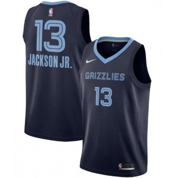 Men's Memphis Grizzlies #13 Jaren Jackson Jr. Navy Icon Edition Stitched Jersey Men's Memphis Grizzlies #13 Jaren Jackson Jr. Navy Icon Edition Stitched Jersey