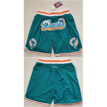 Men's Miami Dolphins Aqua Shorts (Run Small)