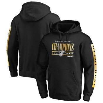 Men's Miami Heat 2020 Black Western Conference Champions Game Lead Pullover Hoodie Men's Miami Heat 2020 Black Western Conference Champions Game Lead Pullover Hoodie