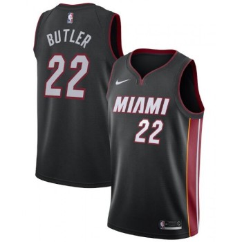 Men's Miami Heat #22 Jimmy Butler Black Icon Edition Stitched NBA Jersey Men's Miami Heat #22 Jimmy Butler Black Icon Edition Stitched NBA Jersey