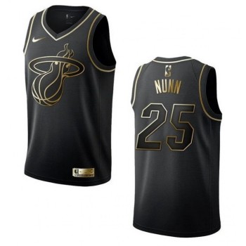 Men's Miami Heat #25 Kendrick Nunn 2019 Golden Edition Black Stitched NBA Jersey Men's Miami Heat #25 Kendrick Nunn 2019 Golden Edition Black Stitched NBA Jersey