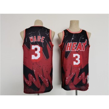 Men's Miami Heat #3 Dwyane Wade Throwback basketball Jersey Men's Miami Heat #3 Dwyane Wade Throwback basketball Jersey