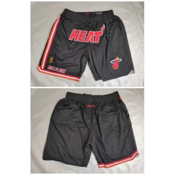 Men's Miami Heat Black Shorts (Run Small) Men's Miami Heat Black Shorts (Run Small)