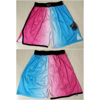 Men's Miami Heat Blue/Pink Shorts (Run Small) Men's Miami Heat Blue/Pink Shorts (Run Small)