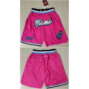 Men's Miami Heat Pink Shorts (Run Small) Men's Miami Heat Pink Shorts (Run Small)