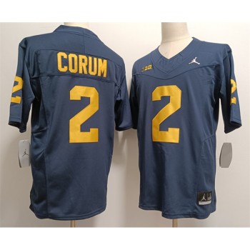 Men's Michigan Wolverines #2 Blake Corum 2023 F.U.S.E. Navy Stitched Jersey Men's Michigan Wolverines #2 Blake Corum 2023 F.U.S.E. Navy Stitched Jersey