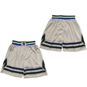 Men's Milwaukee Bucks Cream Shorts (Run Small) Men's Milwaukee Bucks Cream Shorts (Run Small)