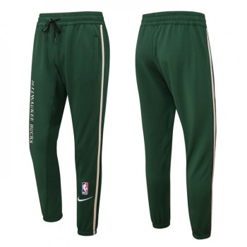Men's Milwaukee Bucks Green Performance Showtime Basketball Pants Men's Milwaukee Bucks Green Performance Showtime Basketball Pants