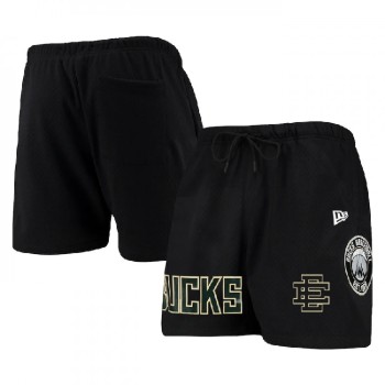 Men's Milwaukee Bucks Pro Black Shorts Men's Milwaukee Bucks Pro Black Shorts