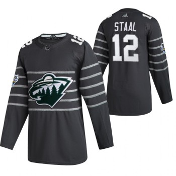 Men's Minnesota Wild #12 Eric Staal 2020 Grey All Star Stitched NHL Jersey Men's Minnesota Wild #12 Eric Staal 2020 Grey All Star Stitched NHL Jersey