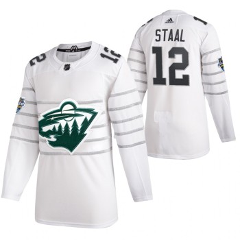 Men's Minnesota Wild #12 Eric Staal 2020 White All Star Stitched NHL Jersey Men's Minnesota Wild #12 Eric Staal 2020 White All Star Stitched NHL Jersey