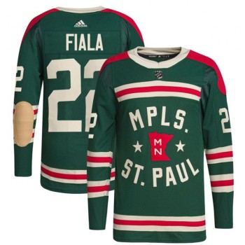 Men's Minnesota Wild #22 Kevin Fiala 2022 Green Winter Classic Stitched Jersey Men's Minnesota Wild #22 Kevin Fiala 2022 Green Winter Classic Stitched Jersey