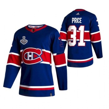 Men's Montreal Canadiens #31 Carey Price 2021 Blue Stanley Cup Final Stitched Jersey Men's Montreal Canadiens #31 Carey Price 2021 Blue Stanley Cup Final Stitched Jersey
