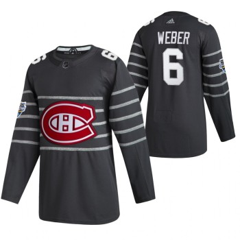 Men's Montreal Canadiens #6 Shea Weber 2020 Gray All Star Stitched NHL Jersey Men's Montreal Canadiens #6 Shea Weber 2020 Gray All Star Stitched NHL Jersey