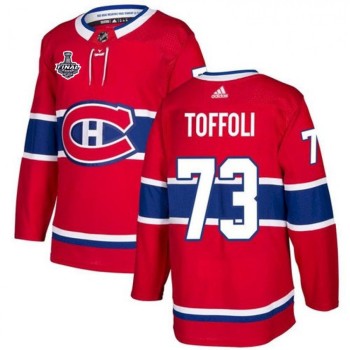 Men's Montreal Canadiens #73 Tyler Toffoli 2021 Red Stanley Cup Final Stitched Jersey Men's Montreal Canadiens #73 Tyler Toffoli 2021 Red Stanley Cup Final Stitched Jersey