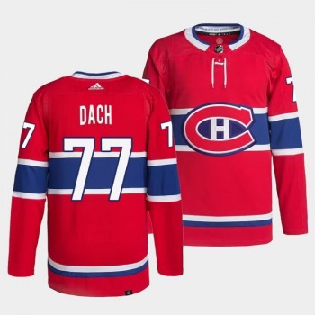 Men's Montreal Canadiens #77 Kirby Dach Red Stitched Jersey Men's Montreal Canadiens #77 Kirby Dach Red Stitched Jersey