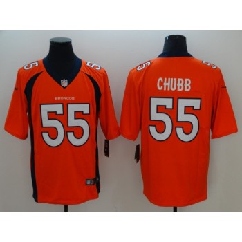 Men's NFL Denver Broncos #55 Bradley Chubb Orange 2018 Draft Vapor Untouchable Limited Stitched Jersey Men's NFL Denver Broncos #55 Bradley Chubb Orange 2018 Draft Vapor Untouchable Limited Stitched Jersey