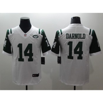 Men's NFL New York Jets #14 Sam Darnold White 2018 Draft Vapor Untouchable Limited Stitched Jersey Men's NFL New York Jets #14 Sam Darnold White 2018 Draft Vapor Untouchable Limited Stitched Jersey