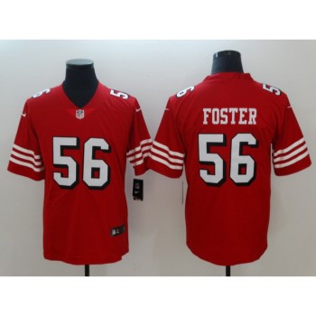 Men's NFL San Francisco 49ers #56 Reuben Foster Red 2018 Vapor Untouchable Limited Stitched NFL Jersey Men's NFL San Francisco 49ers #56 Reuben Foster Red 2018 Vapor Untouchable Limited Stitched NFL Jersey