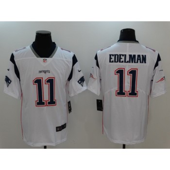 Men's New England Patriots #11 Julian Edelman White Vapor Untouchable Player Limited Jersey