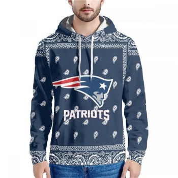Men's New England Patriots Navy Pullover Hoodie Men's New England Patriots Navy Pullover Hoodie