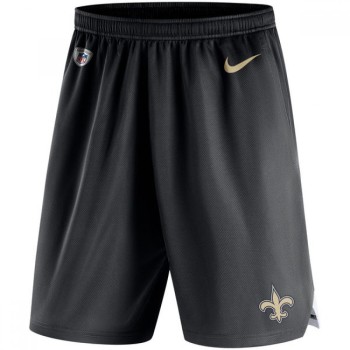 Men's New Orleans Saints Black Knit Performance Shorts