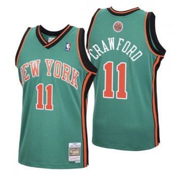 Men's New Yok Knicks #11 Jamal Crawford 2006-07 Green Swingman Stitched Jersey Men's New Yok Knicks #11 Jamal Crawford 2006-07 Green Swingman Stitched Jersey