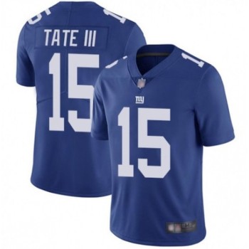 Men's New York Giants #15 Golden Tate III Blue Vapor Untouchable Limited Stitched Jersey
