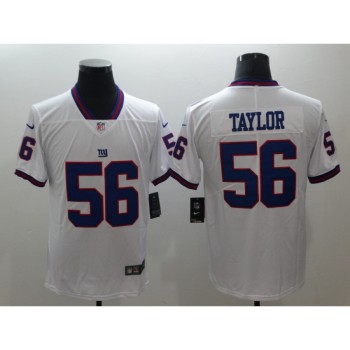 Men's New York Giants #56 Lawrence Taylor White 2018 NFL Color Rush Limited Stitched Jersey